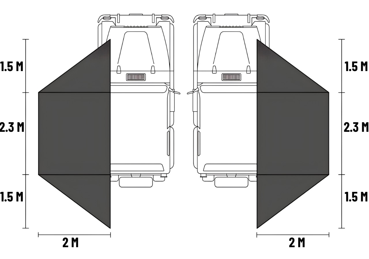 dimensions auvent 180 swisskings autoportant